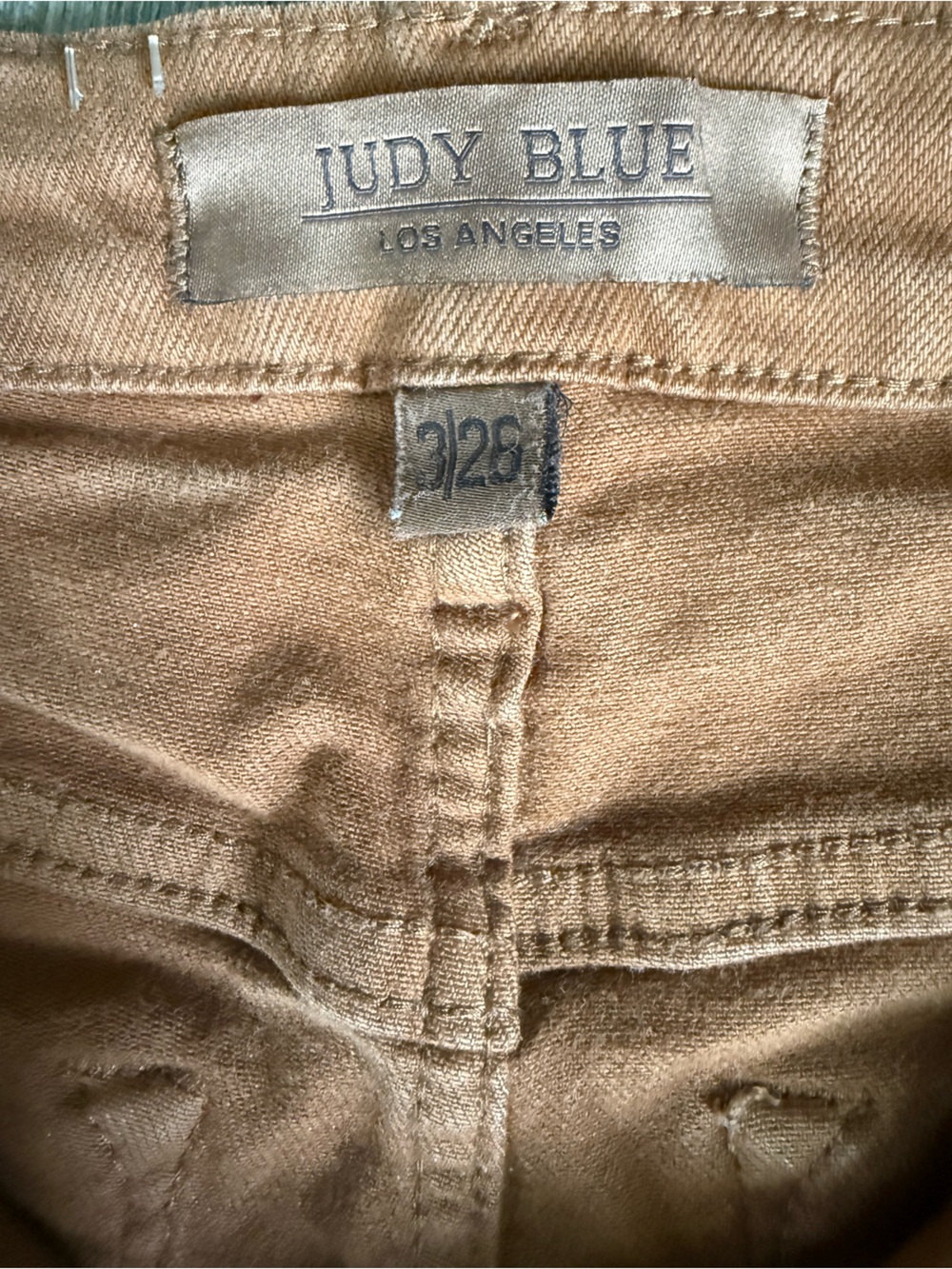Judy Blue Wide Leg Cropped Jeans - Brown - Picture 3 of 4
